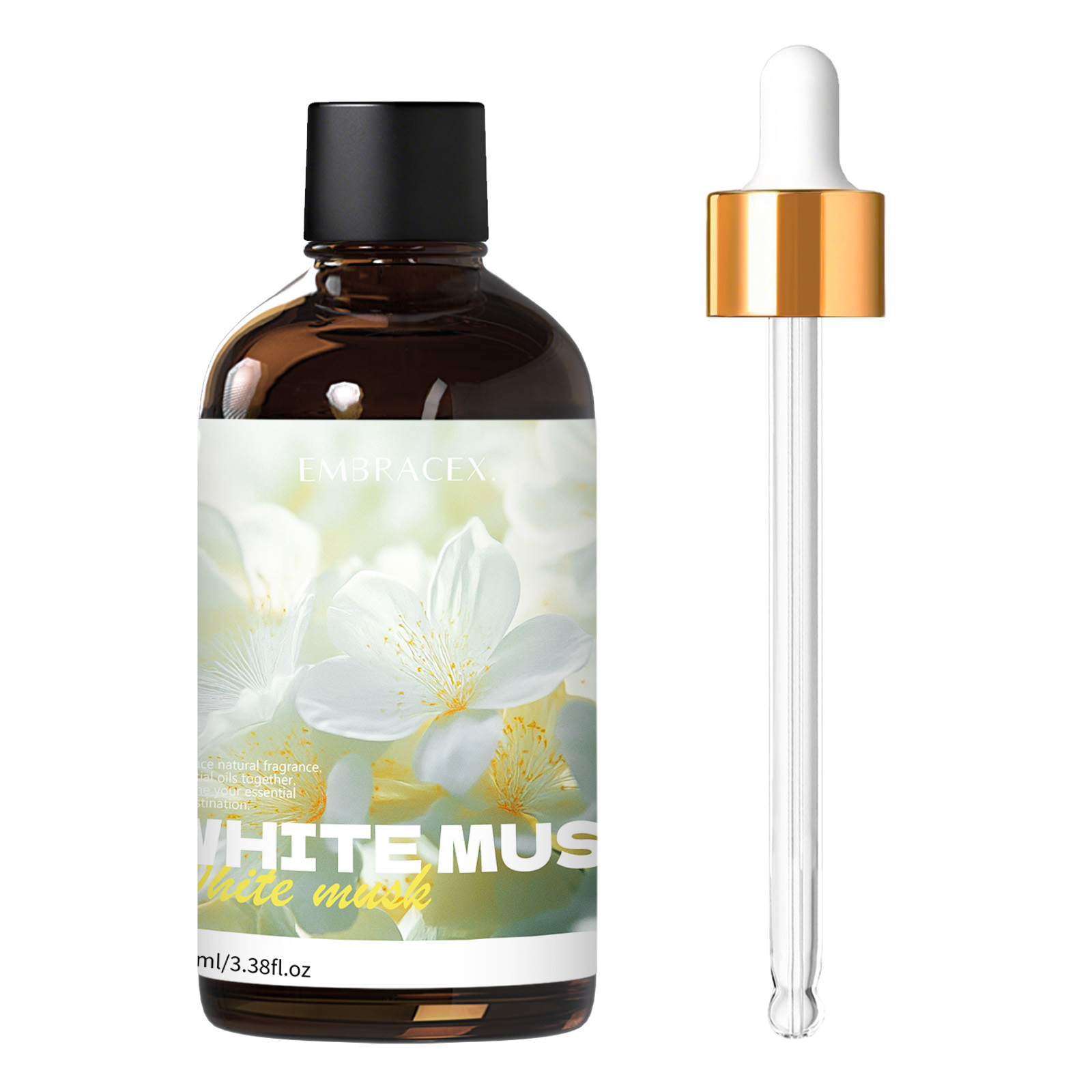 Musk White Oil - Óleo essencial de plantas naturais, 100ml,