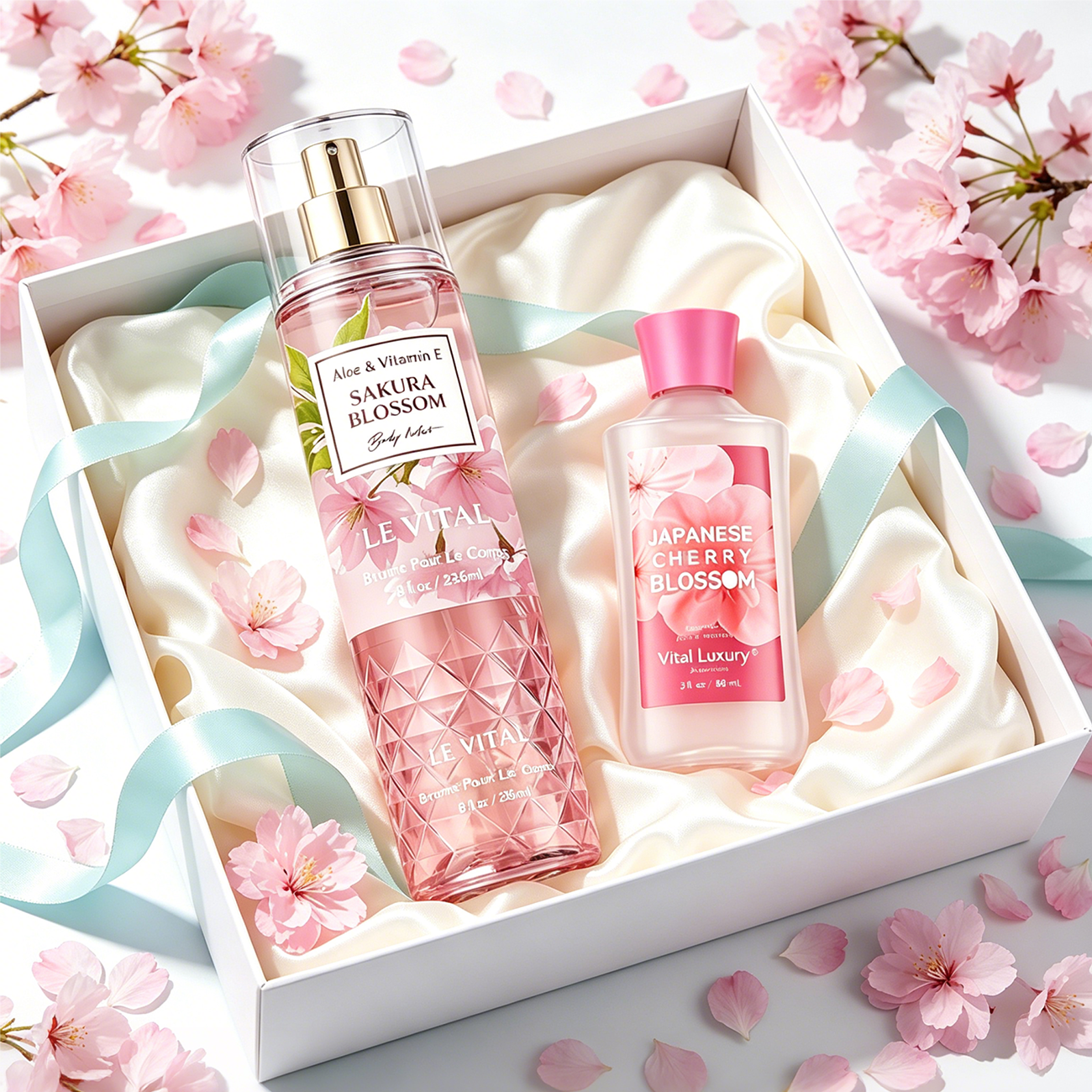 Perfume Aqua Fragrance - Conjunto de Gel de Banho com