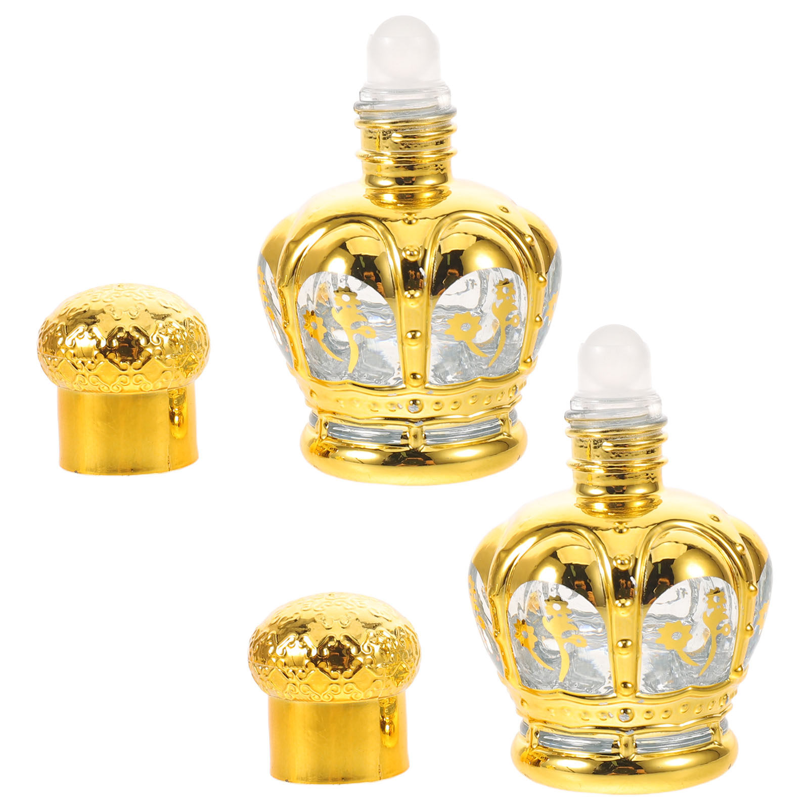 Perfume Refill Bottle - 2 Frascos de Vidro Transparente de