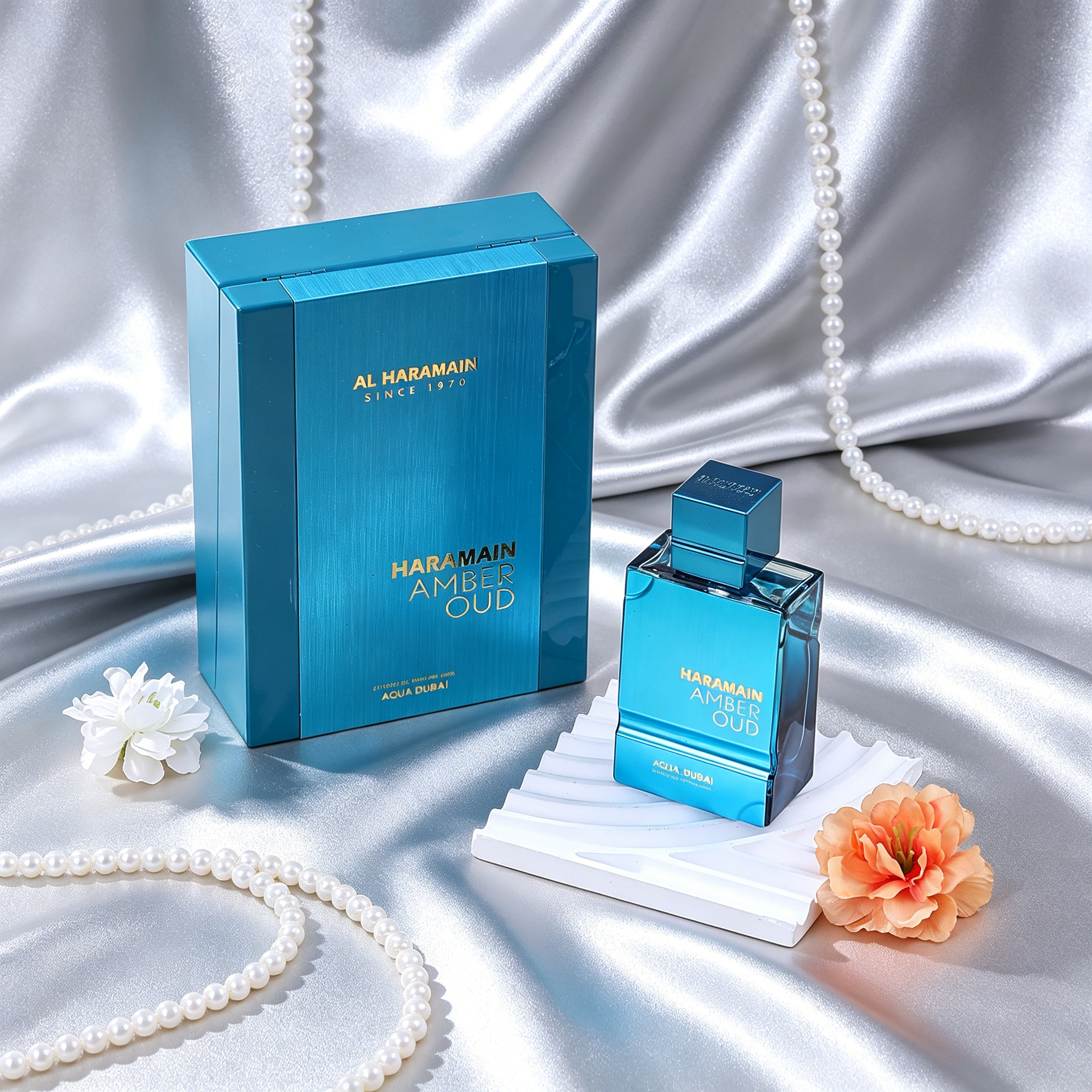 Perfume Aqua Fragrance - Al Haramain Amber Oud Aqua Dubai