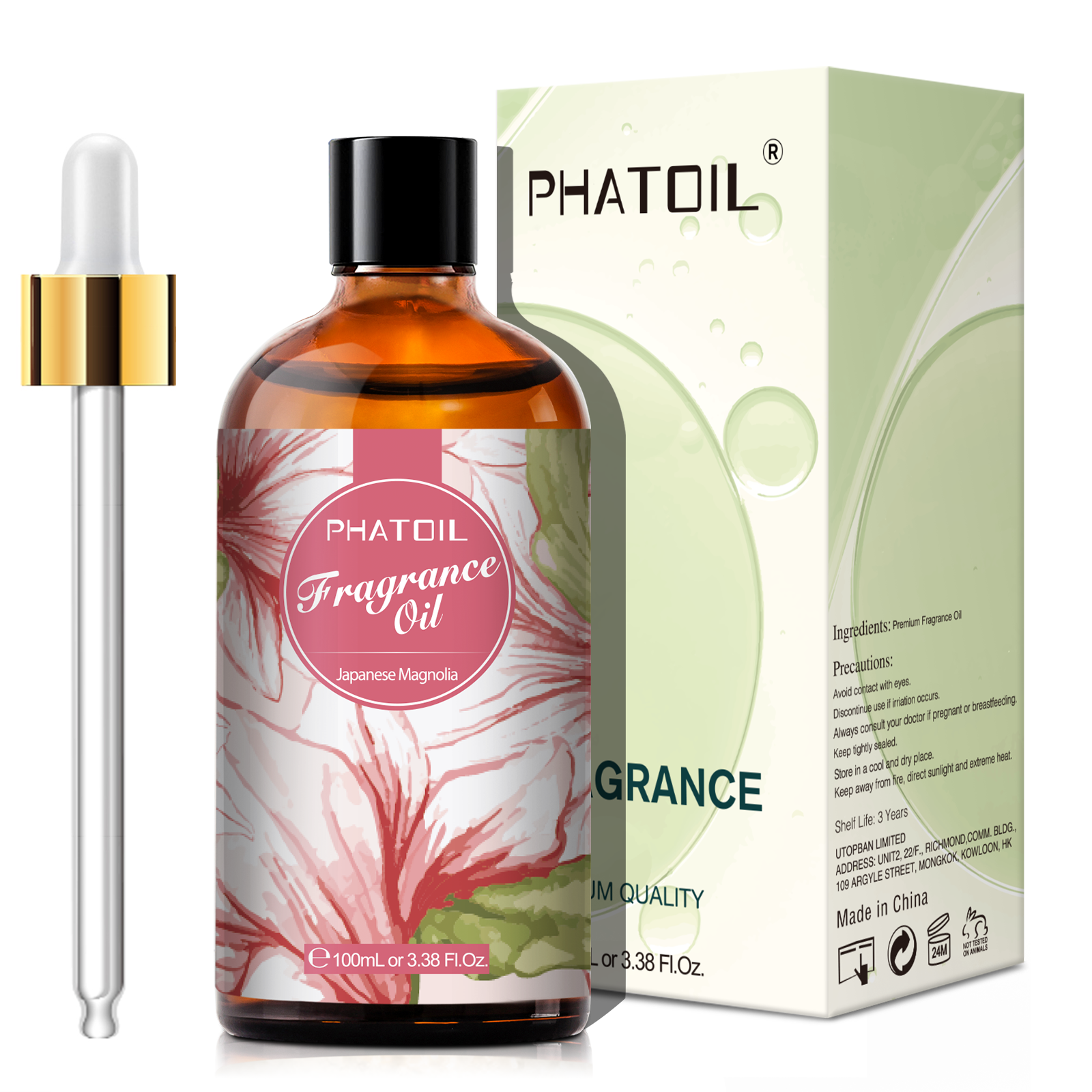 Musk White Oil - Óleo Aromatizante PHATOIL 100ml para Fabricação