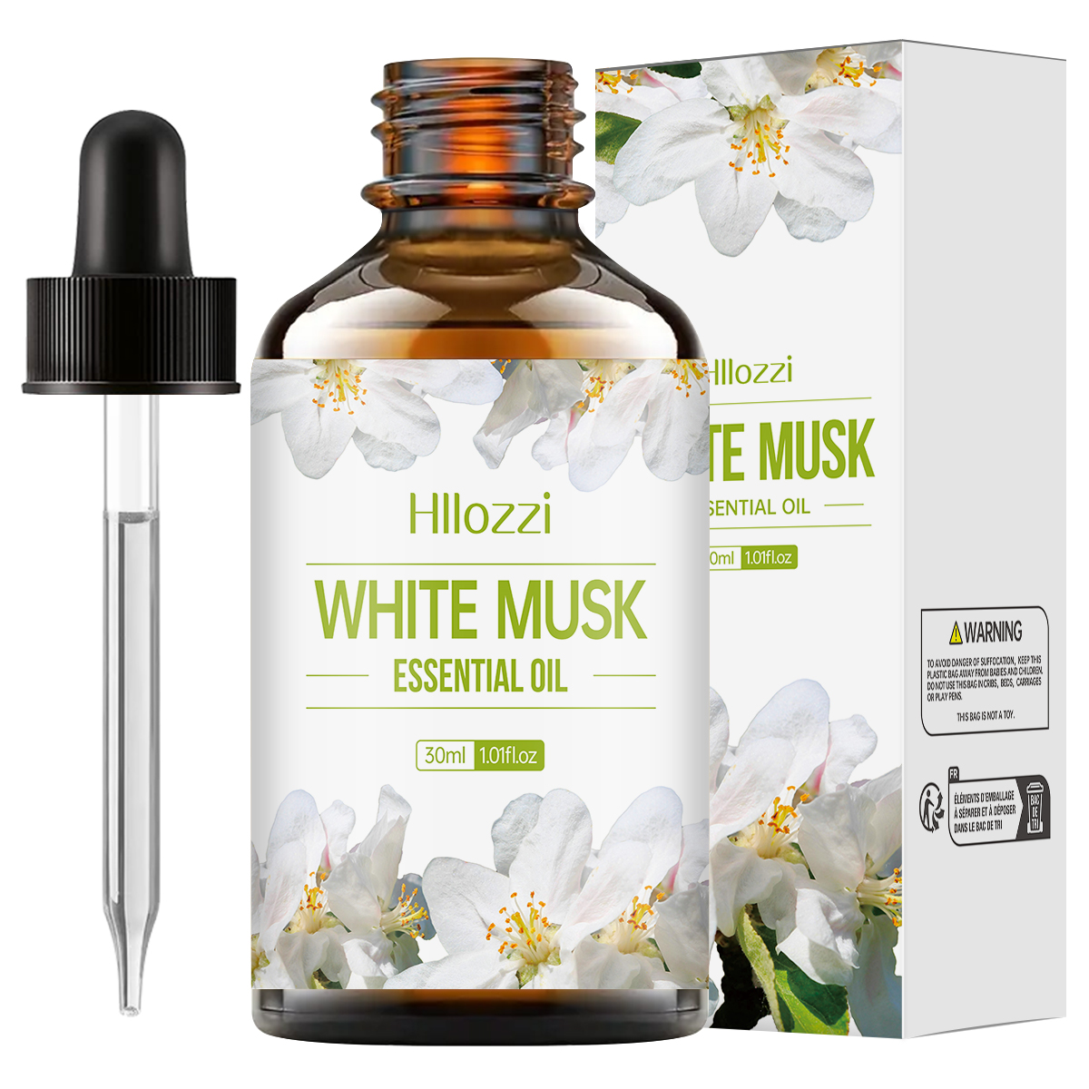 Musk White Oil - Óleo essencial de almíscar branco baunilha
