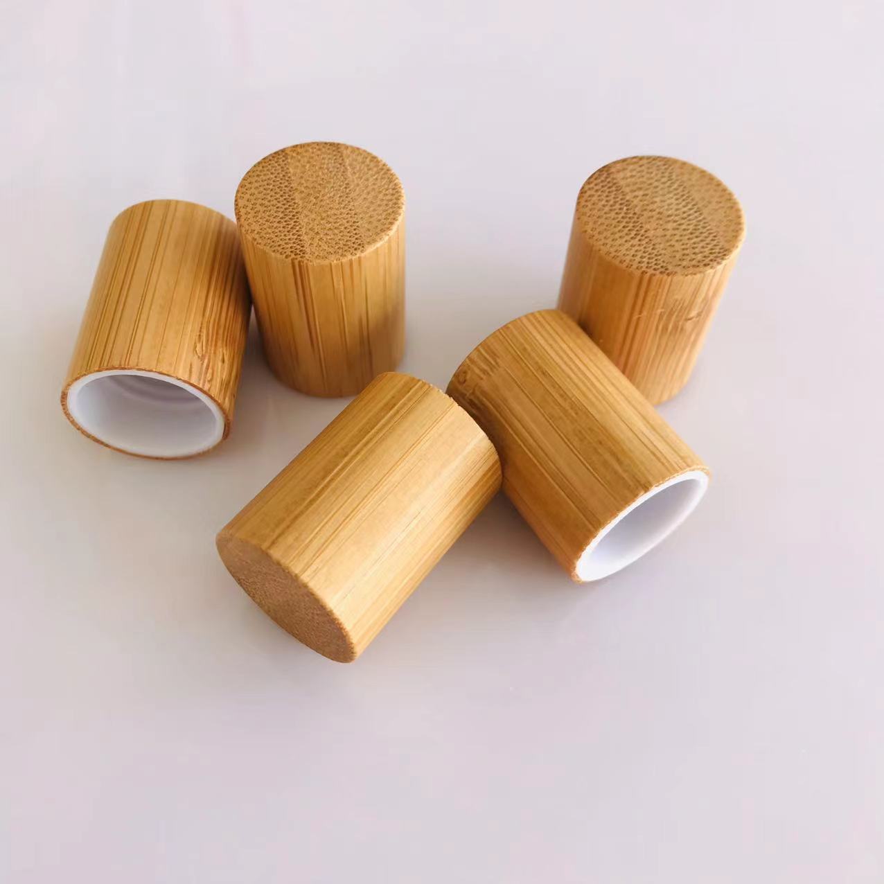 Attar Oil Roll On - 10X 100X Tampa de Bambu Natural