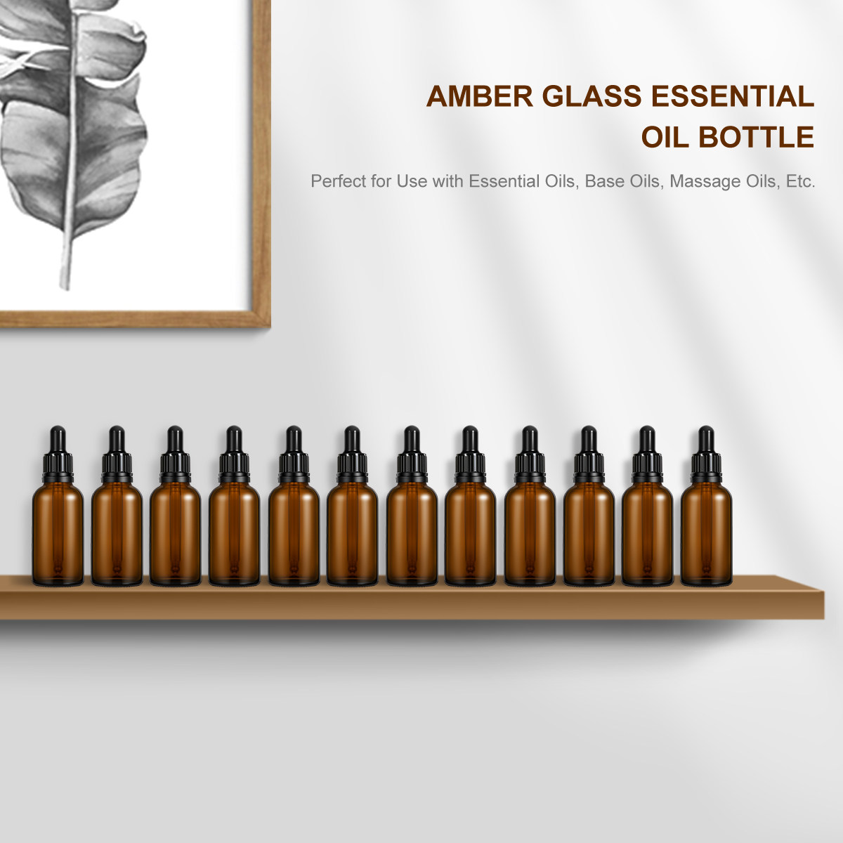 Perfume Refill Bottle - Conjunto de 12 Frascos de Vidro