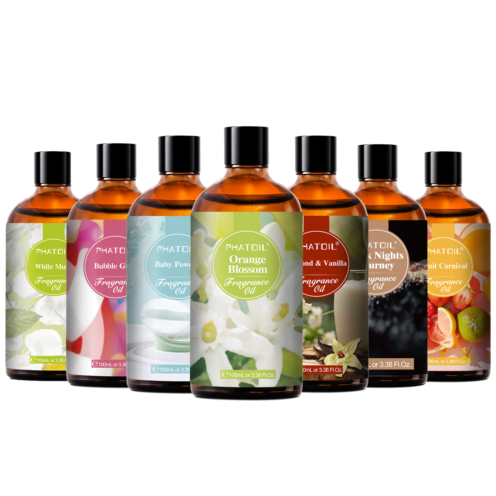 Musk White Oil - Phatoil 100ml óleo de fragrância com