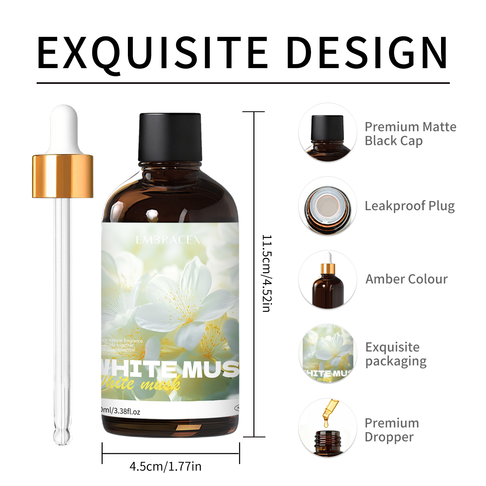 Óleo essencial de plantas natu - Musk White Oil avaliação e preço