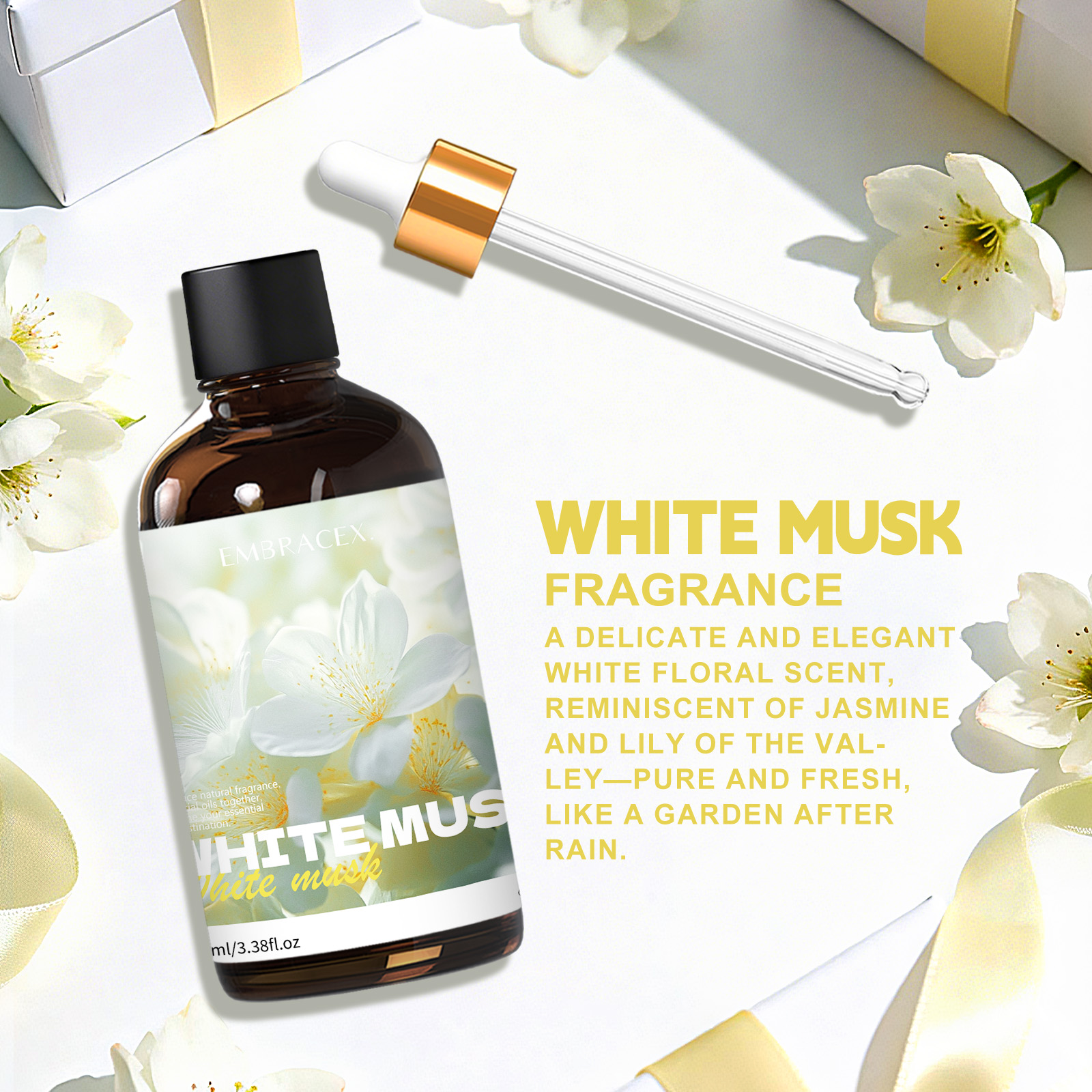 Óleo essencial de plantas natu - Musk White Oil avaliação e preço