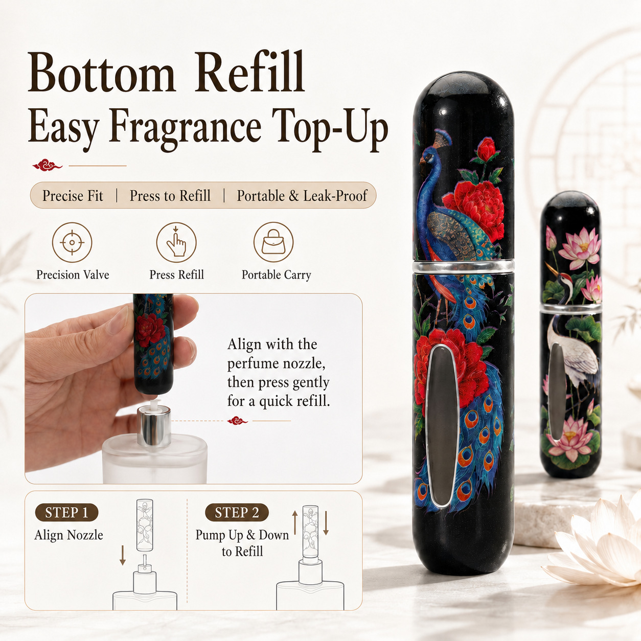 Conjunto de 5 Frascos de Spray - Perfume Fragrance Direct avaliação e preço