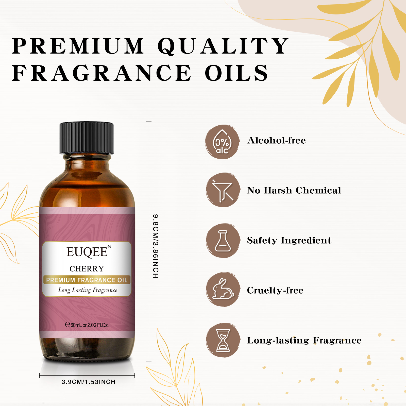 EUQEE-Óleo de Fragrância com C - Musk White Oil avaliação e preço