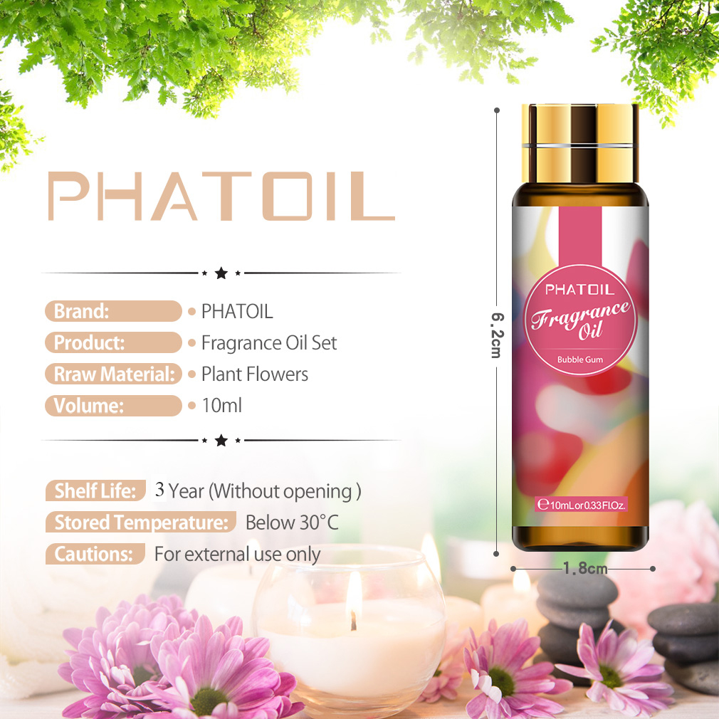 PHATOIL 9 peças 10ml Óleo Esse - Musk White Oil avaliação e preço