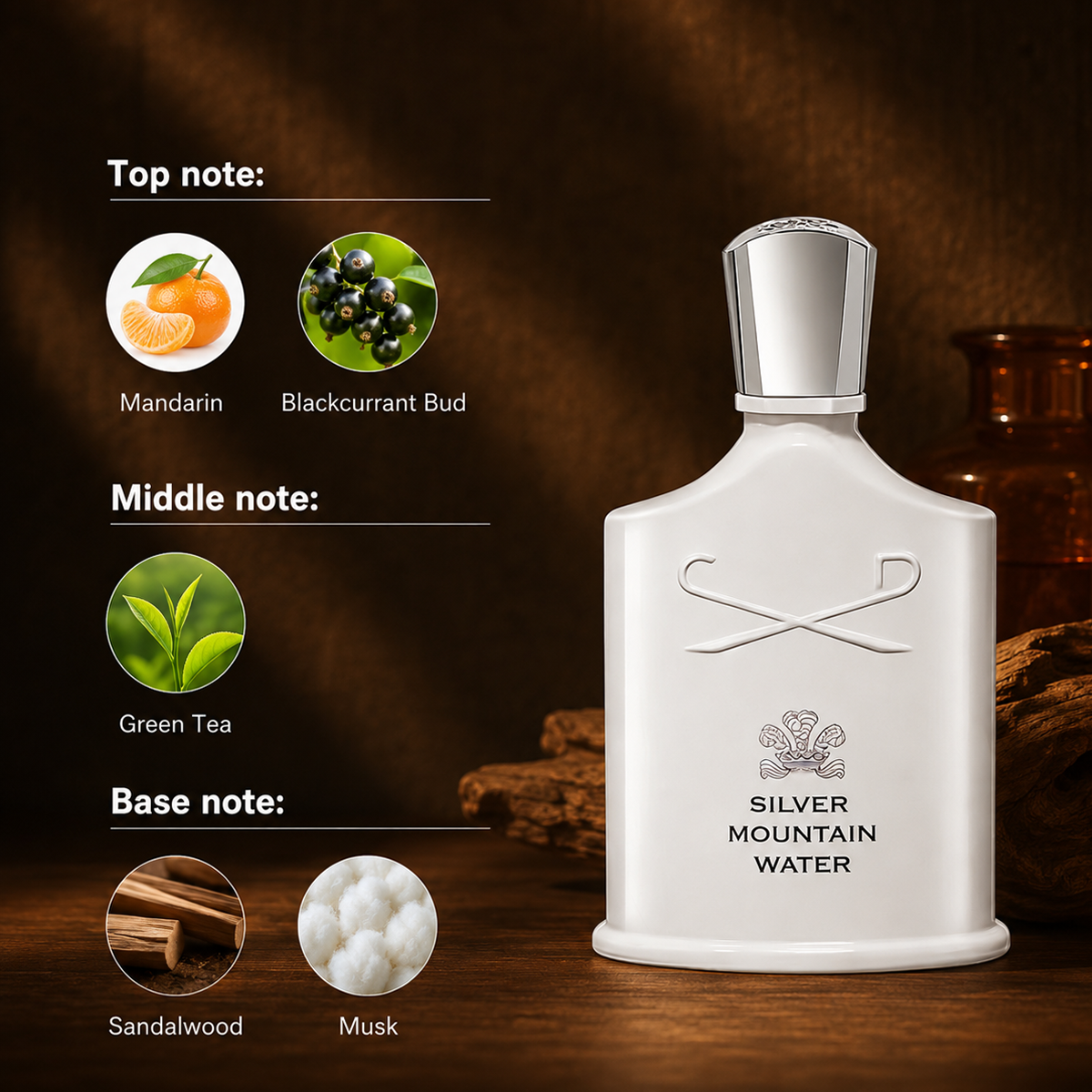 Perfume de Luxo Silver Mountai - Perfume Adrien Fragrance avaliação e preço