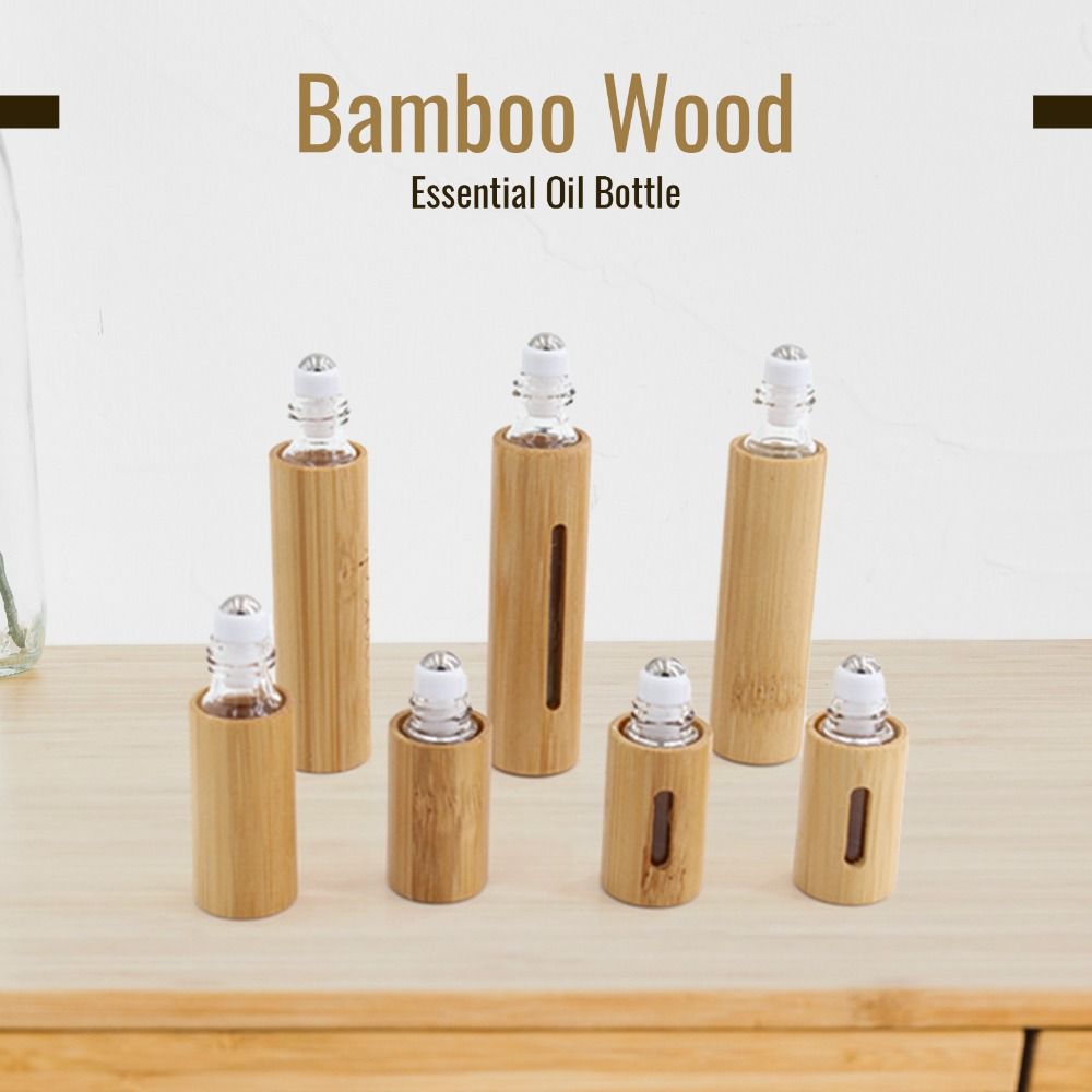 Rolo de bambu em garrafa de 3/ - Attar Oil Roll On avaliação e preço