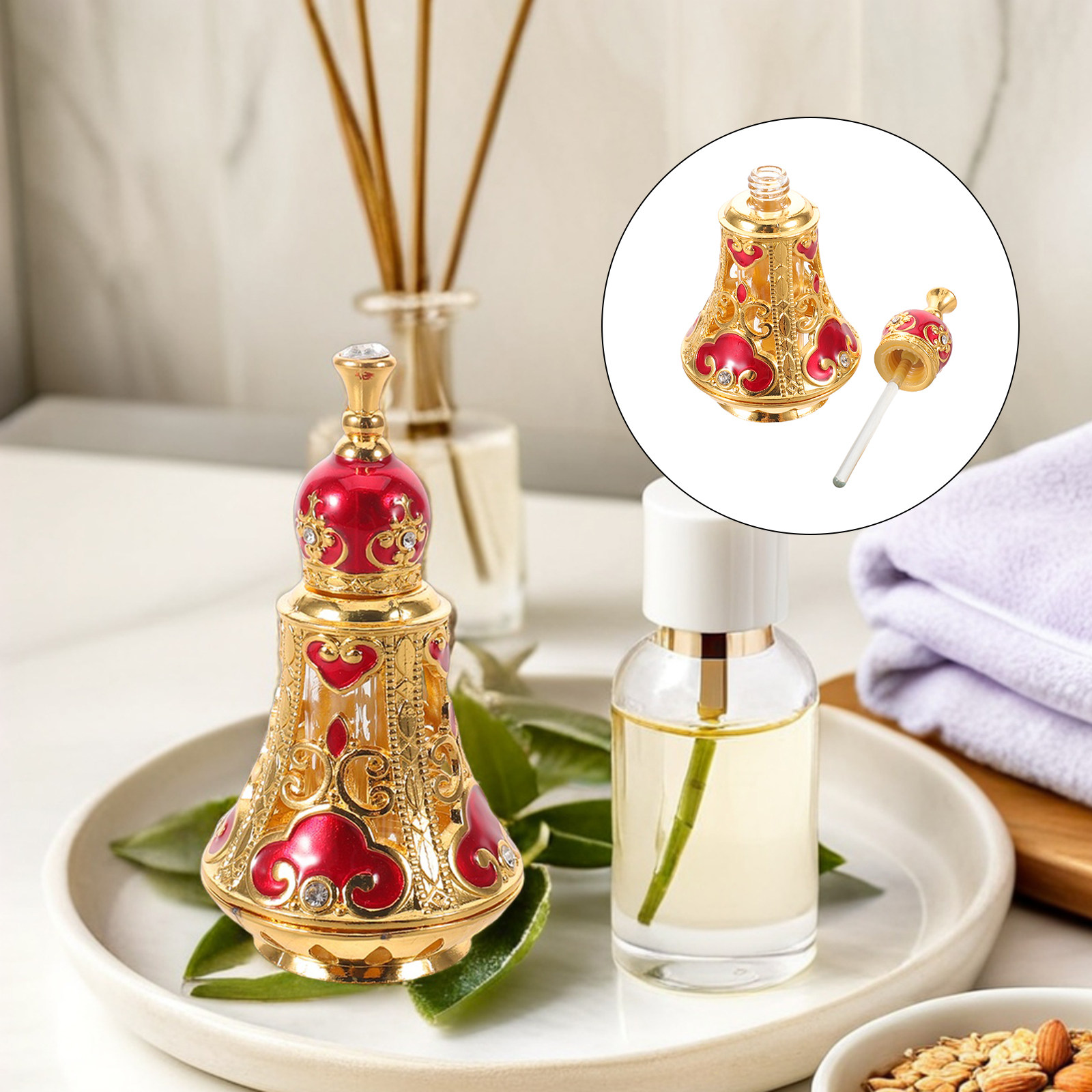 Frasco de Perfume Vintage Reut - Perfume Refill Bottle avaliação e preço