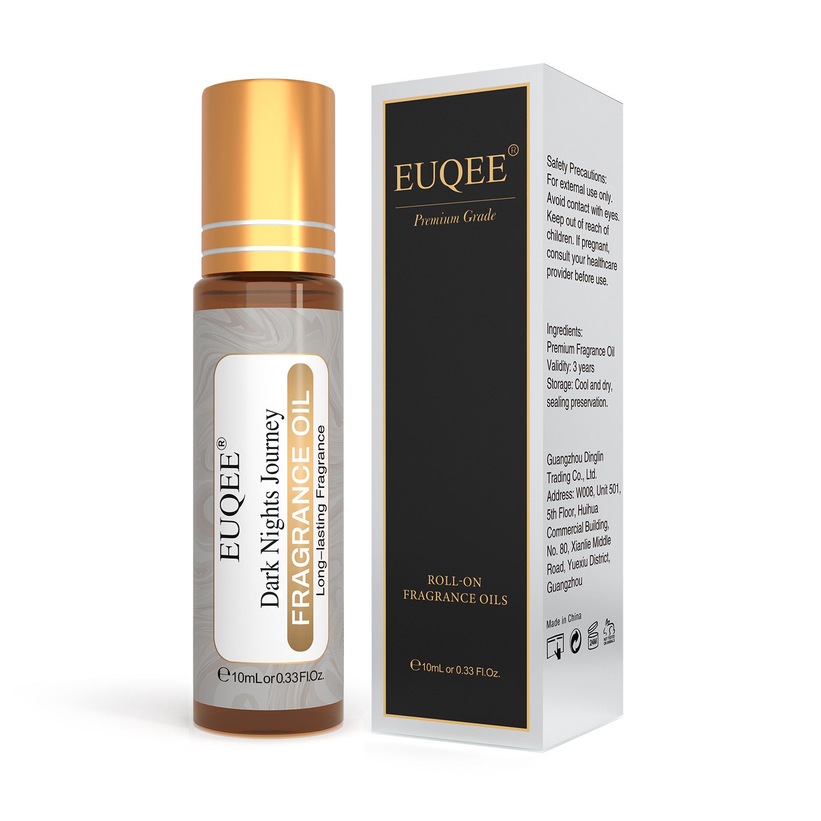 Euqee 10ml rolo fragrância óle - Musk White Oil avaliação e preço
