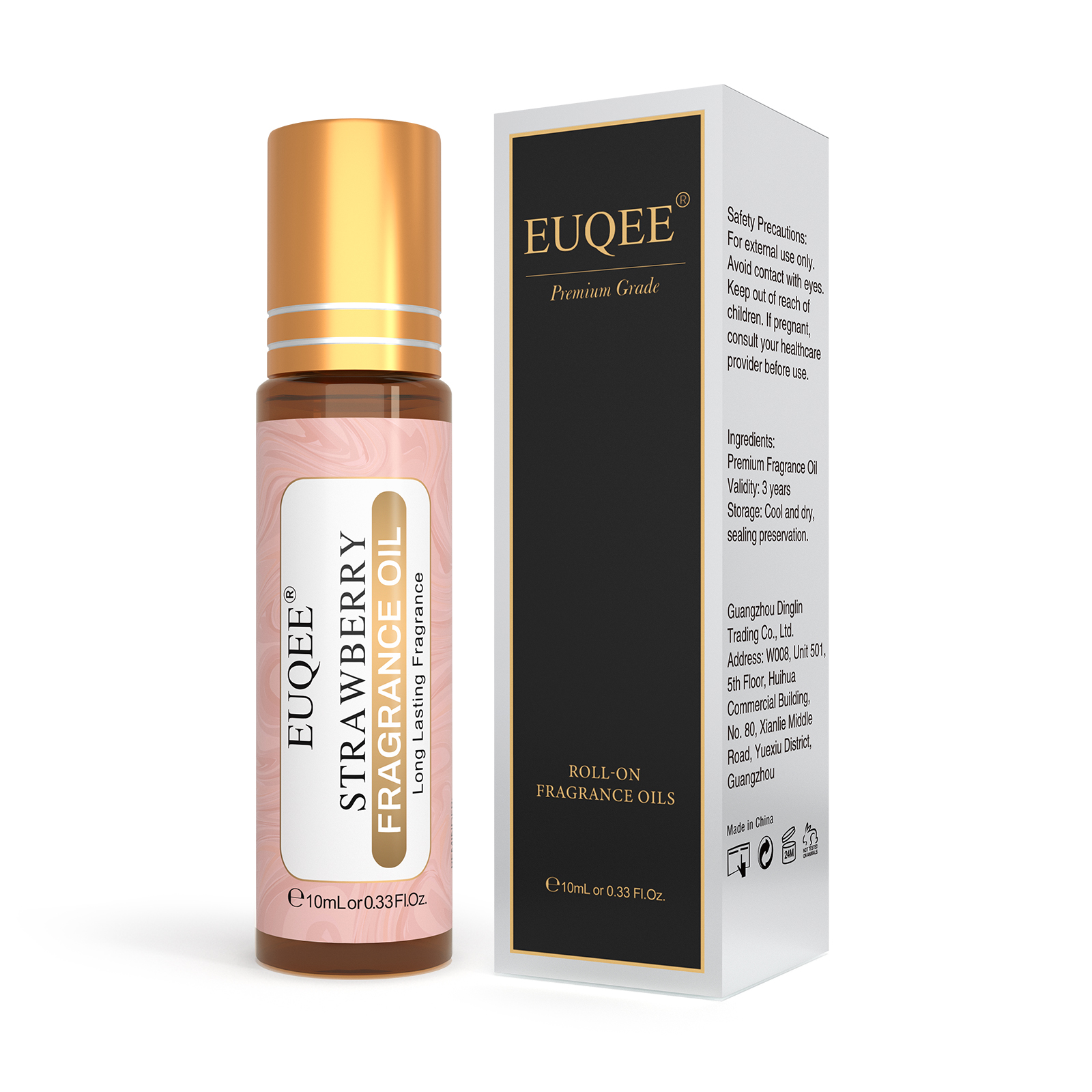 Euqee 10ml rolo fragrância óle - Musk White Oil avaliação e preço