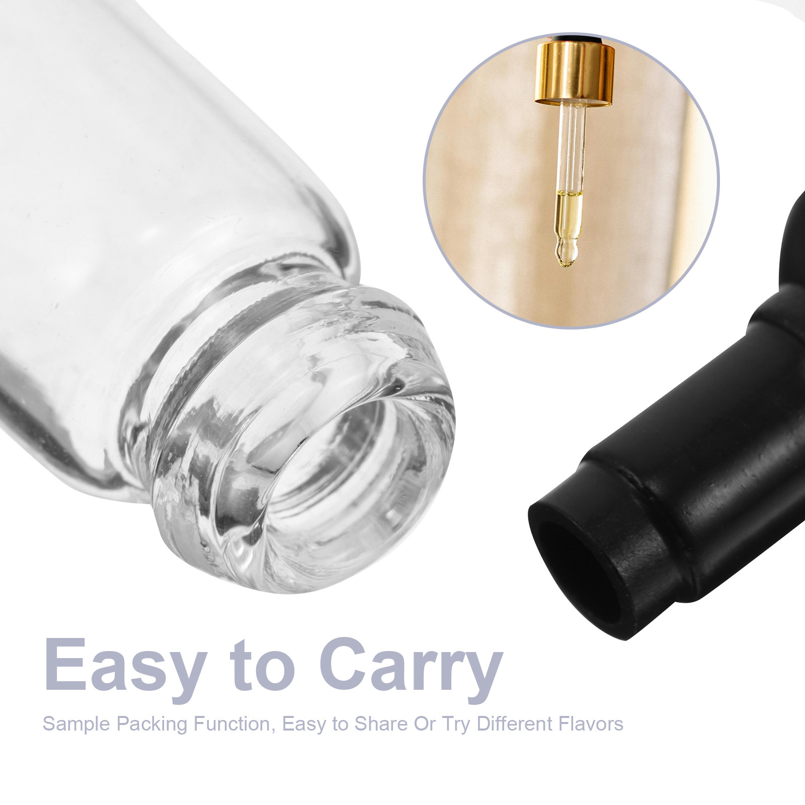 150 Peças de Frascos de Vidro  - Perfume Refill Bottle avaliação e preço