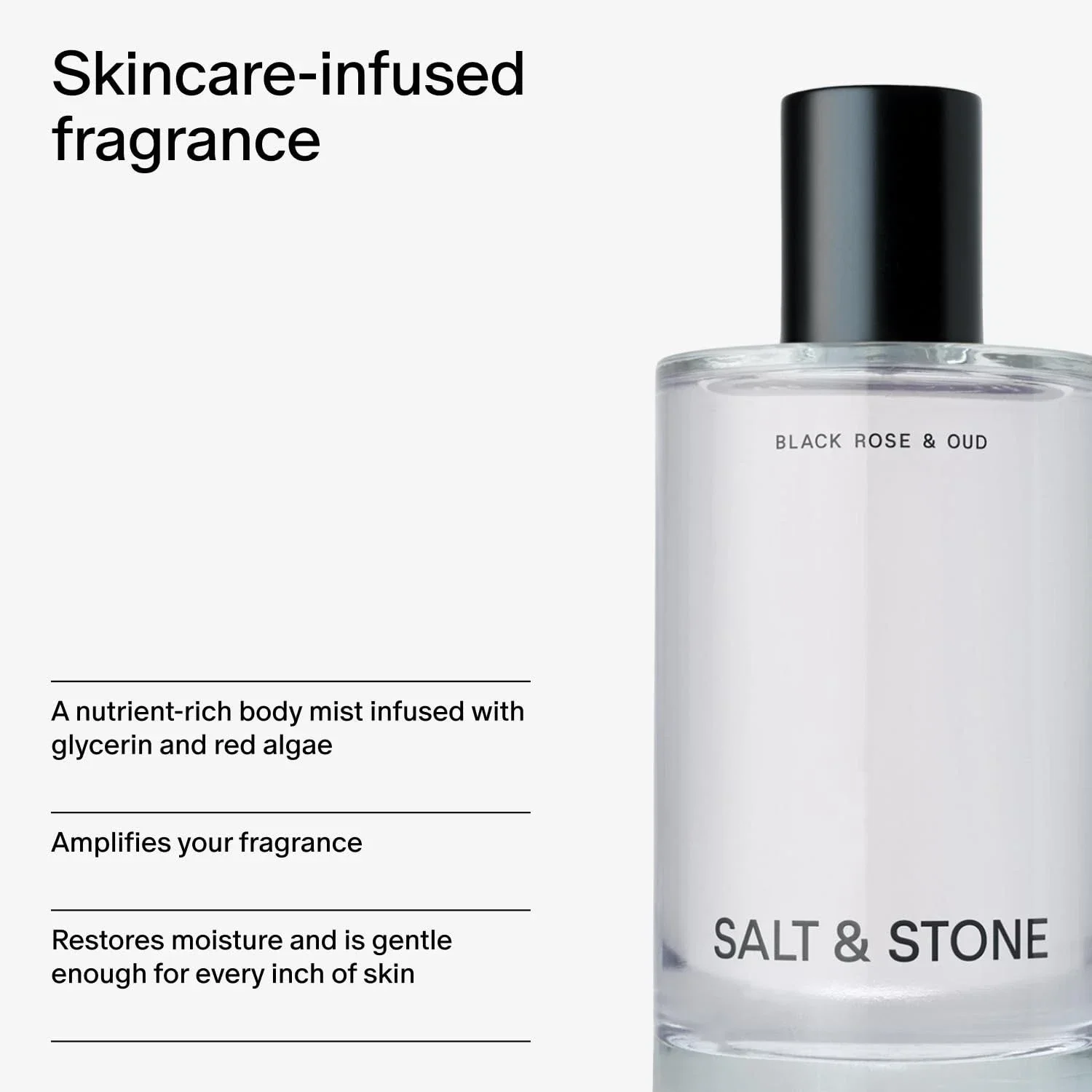 SALT & STONE Black Rose & Oud  - Pure Perfume Fragrance avaliação e preço