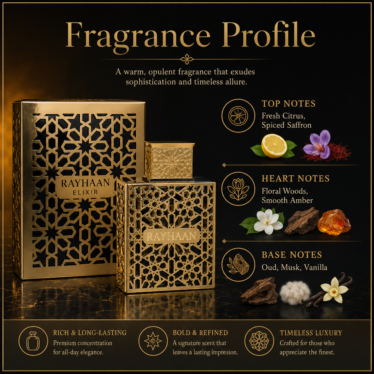Colônia Masculina Luxuosa Rayh - Perfume Fragrance Making avaliação e preço