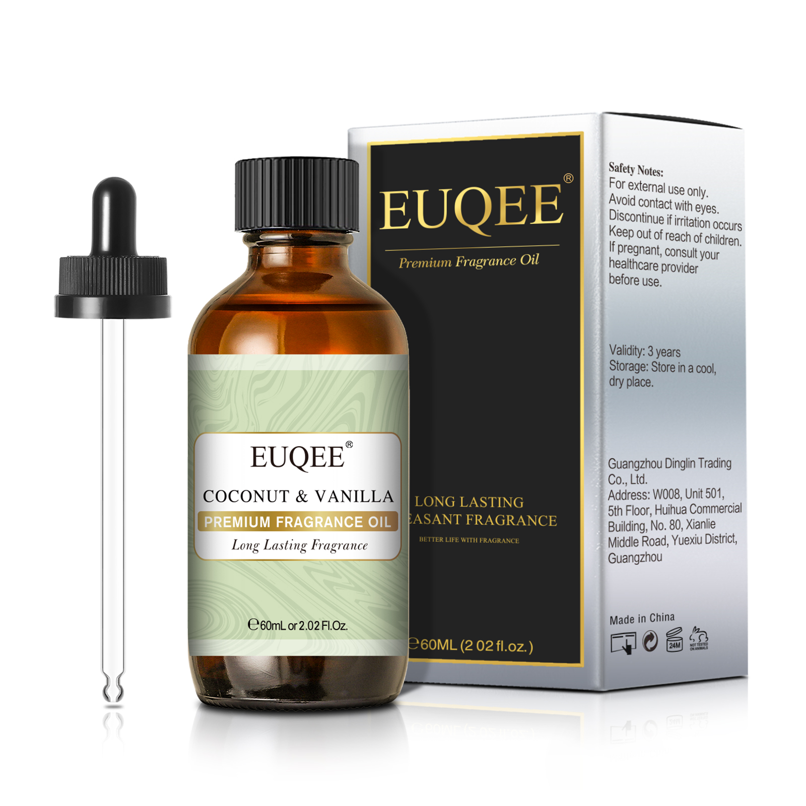 Euqee 60ml óleo de fragrância  - Musk White Oil avaliação e preço