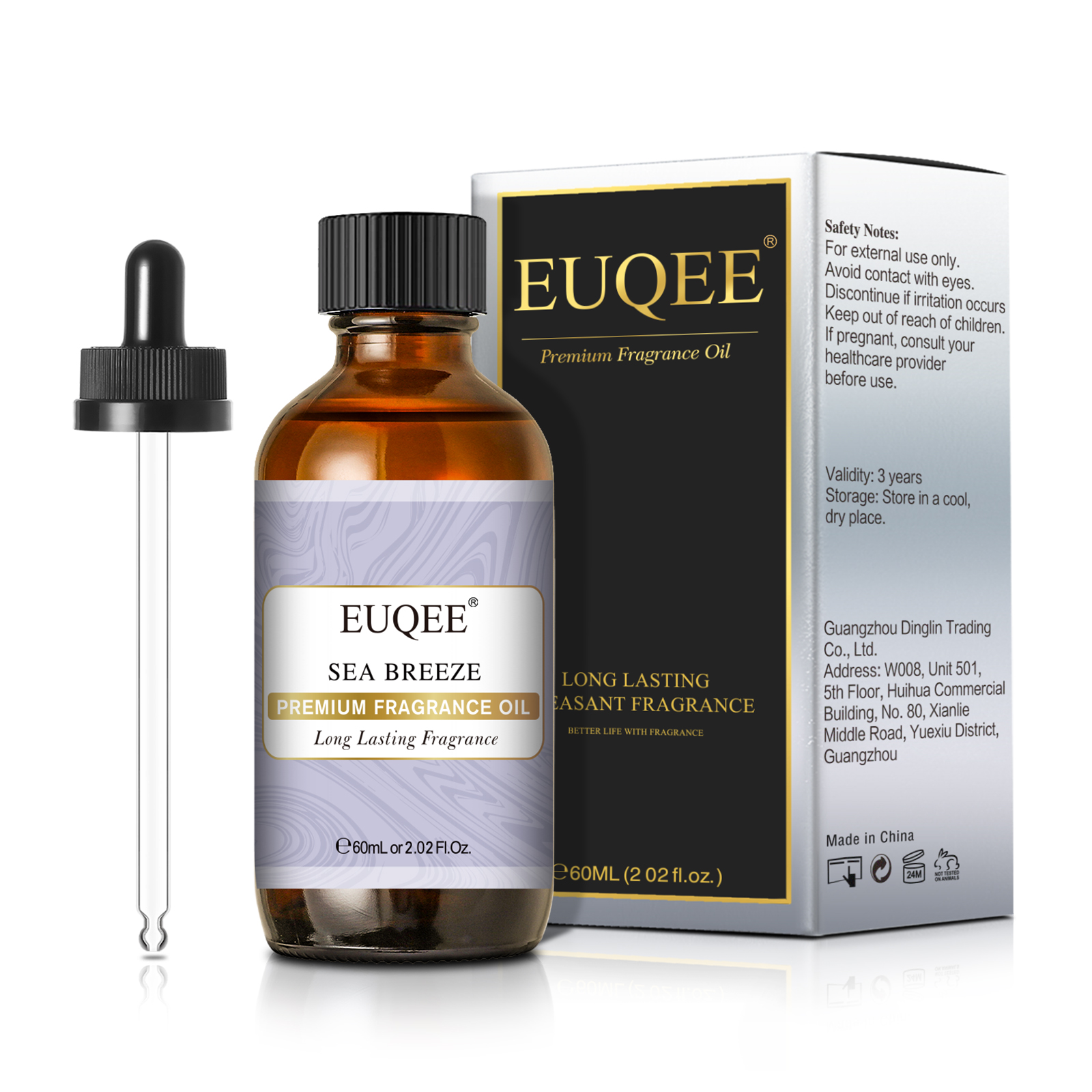 Euqee 60ml óleo de fragrância  - Musk White Oil avaliação e preço