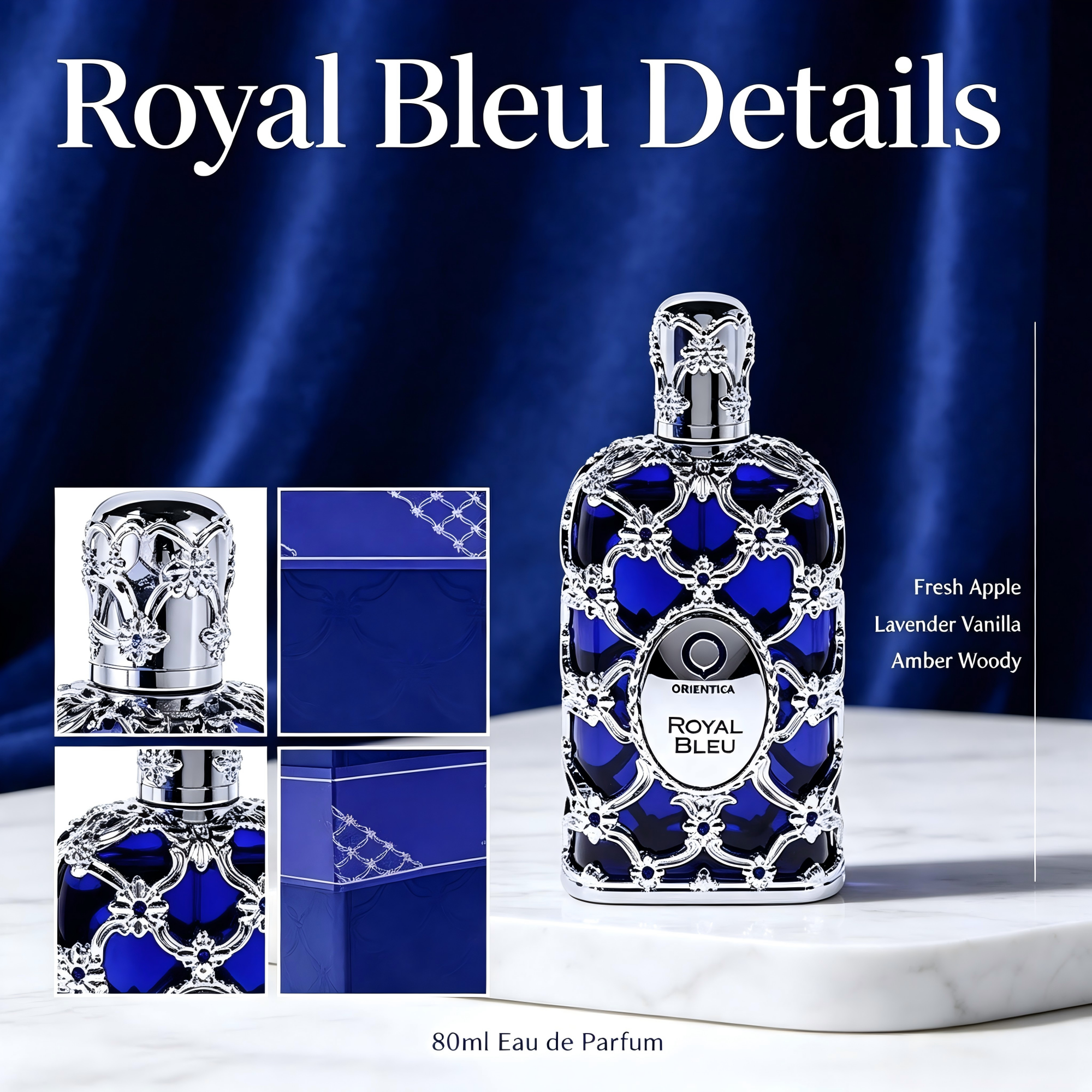 Orientica Royal Bleu EDP 80ml  - Perfume Fragrance Direct avaliação e preço