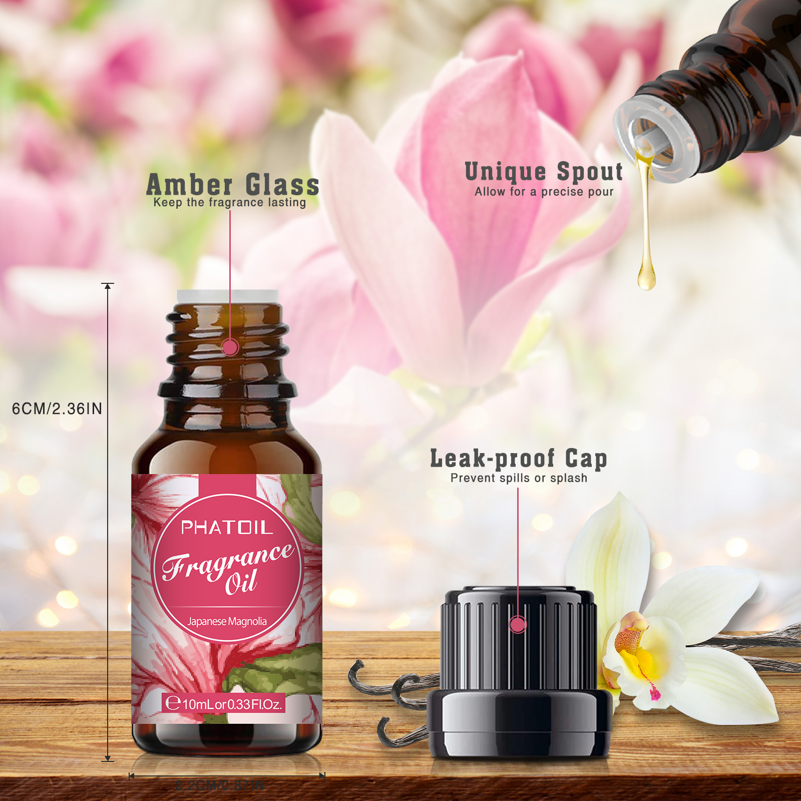 Phatoil-conjunto de 10ml de ól - Musk White Oil avaliação e preço