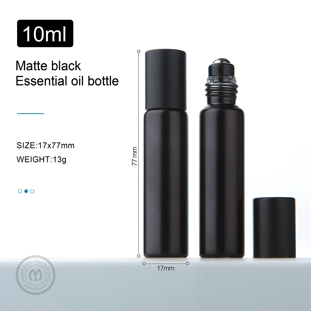 50/100 pçs/lote 10ml 5ml preto - Attar Oil Roll On avaliação e preço