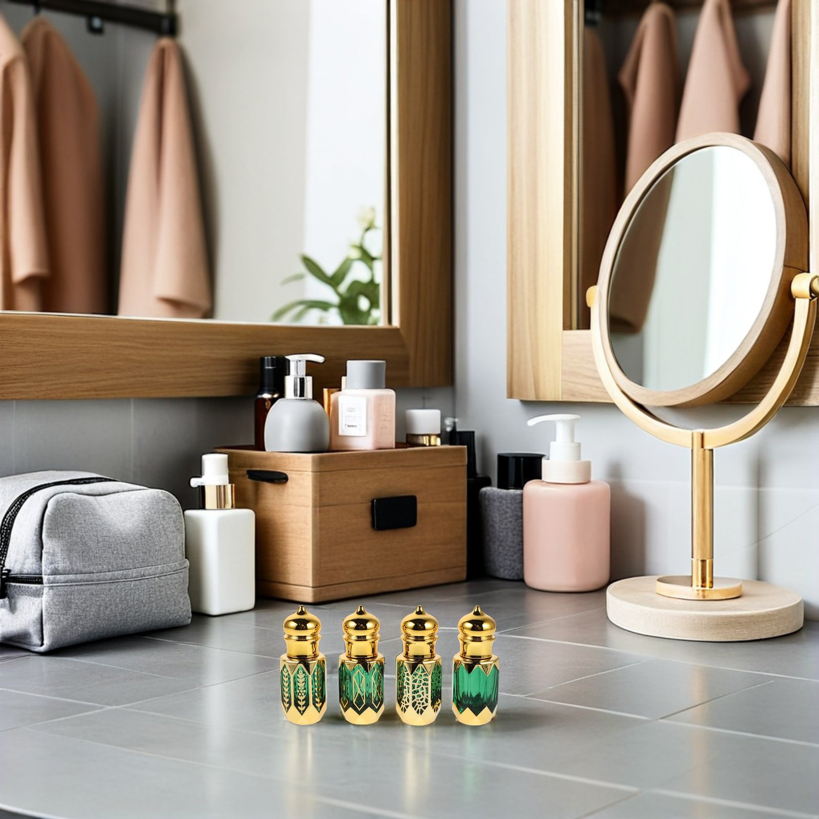 4 peças de garrafas de óleo es - Perfume Refill Bottle avaliação e preço