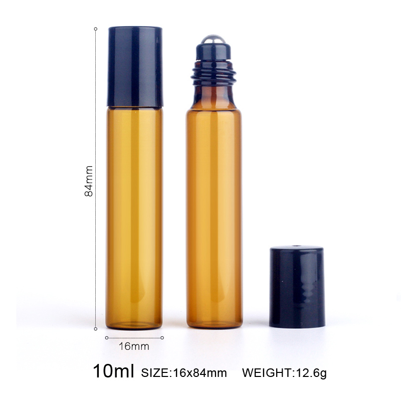 Garrafas de vidro marrom recar - Attar Oil Roll On avaliação e preço