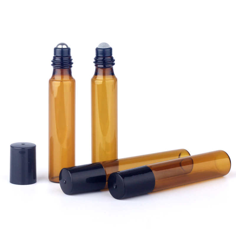 Garrafas de vidro marrom recar - Attar Oil Roll On avaliação e preço