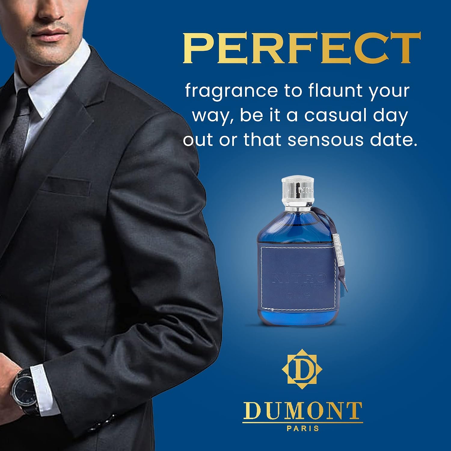 Perfume Masculino Nitro Blue D - Perfume Adrien Fragrance avaliação e preço