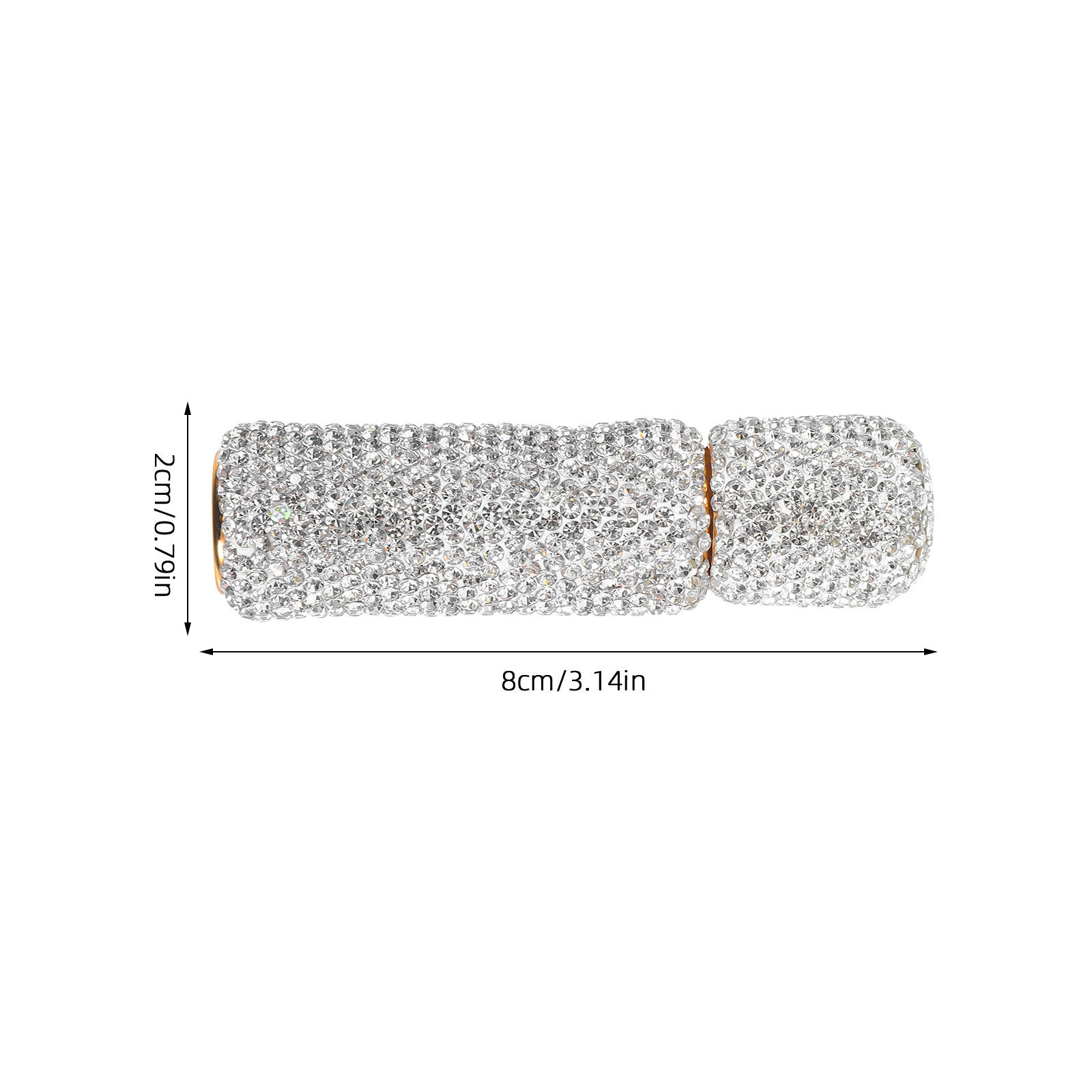 Frasco Roll-on com Strass 10ml - Perfume Refill Bottle avaliação e preço