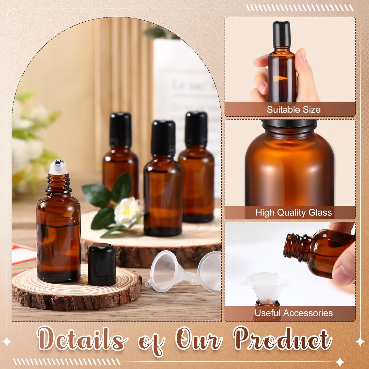 5/10/15/20/30/50/100ml garrafa - Attar Oil Roll On avaliação e preço