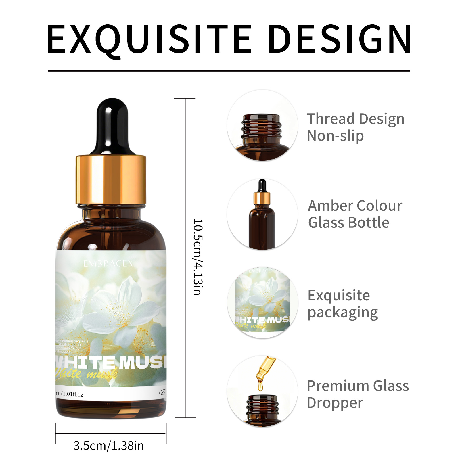 Óleo essencial de almíscar bra - Musk White Oil avaliação e preço