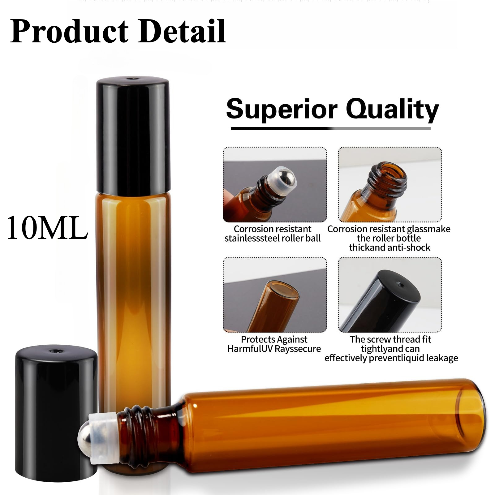 Rolo de vidro em garrafa, 8/30 - Attar Oil Roll On avaliação e preço